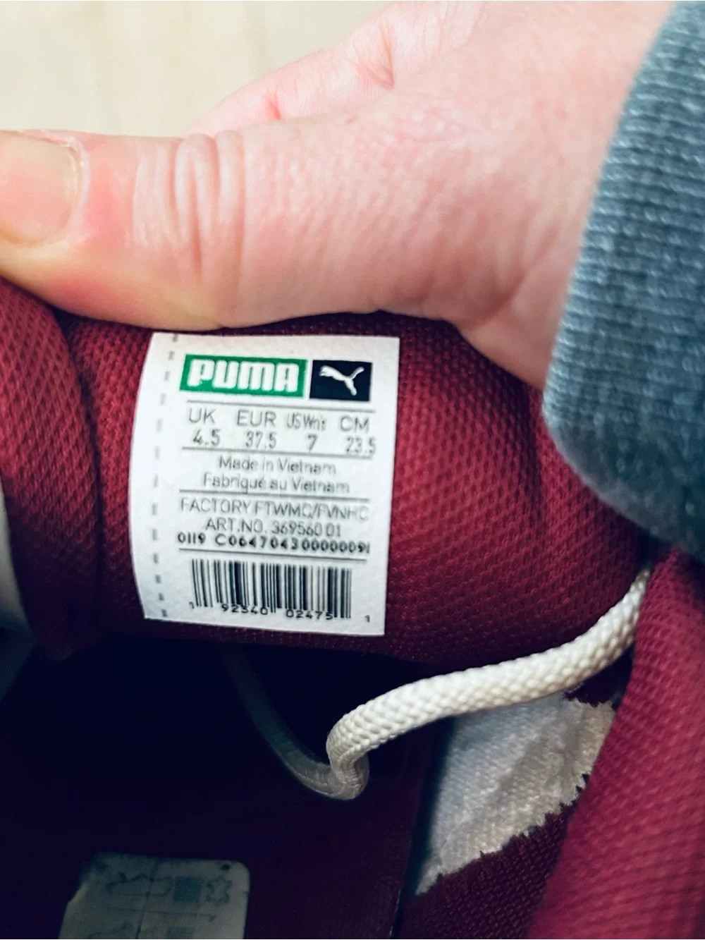 Puma‎ Women’s Cherry Bomb Cream and Pink Floral-Accent Sneakers
